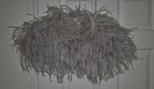 Ladies Grey Feather Stole From
