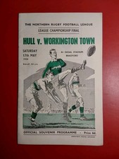 Rugby League Championship Final Hull v Workington 1958 @ Odsal Bradford Excellen