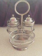 Vintage 3 piece Cut Glass