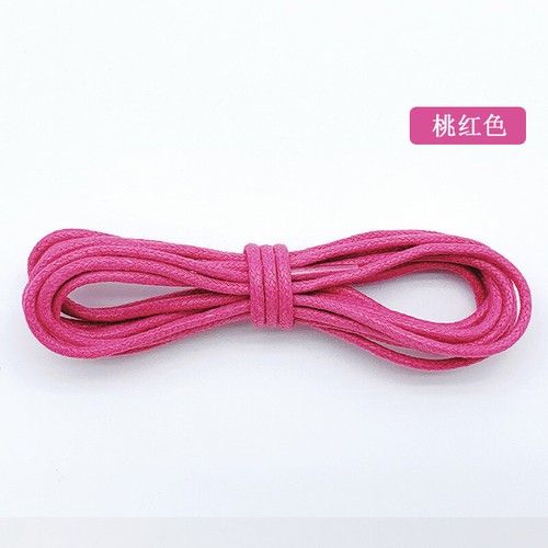 Waxed shoelaces round slim - waxed,