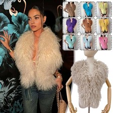 Womens Faux Fur Waistcoat Sexy