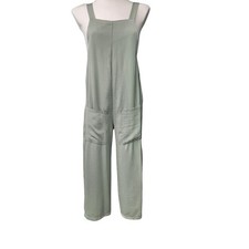 Womens Casual Khaki Dungarees