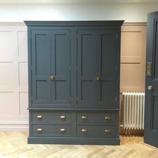 Bespoke Larder Cupboard -  Handmade. 4 doors, 4 drawer2 spice racks - 5ft Pantry