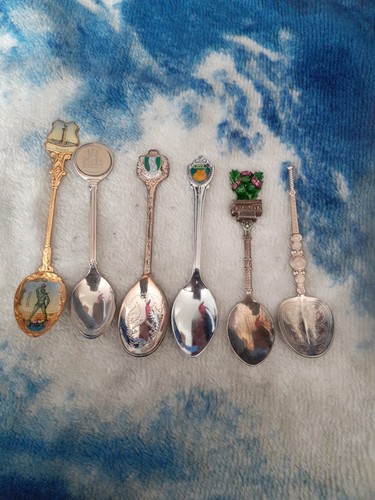 Vintage silver plated and - x6,