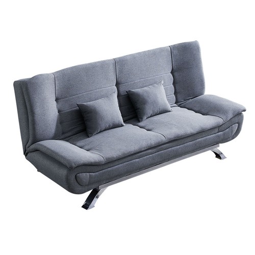 Shell shaped grey linen - grey, 3