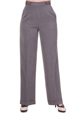 Charcoal Wide Leg High Waist