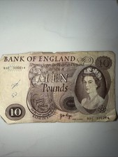 Bank Of England Old £10 Note