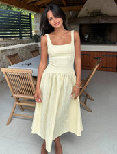 Zara Textured Flared Fitted