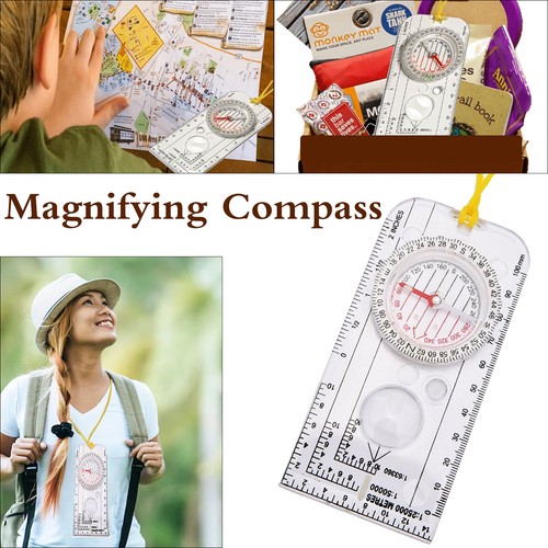 Orienteering compass with - compass,