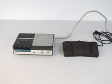 Vintage Philips 0086 Dictation Machine Transcriber With Foot Pedal