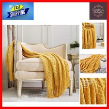 Knitted Decorative Throw