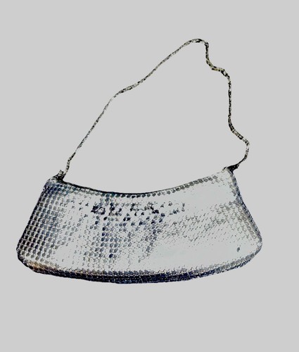 Vintage silver mesh - silver,