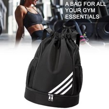 Drawstring Gym Bags Waterproof Swimming Bag Sport Gym Sack Large Swim Backpack