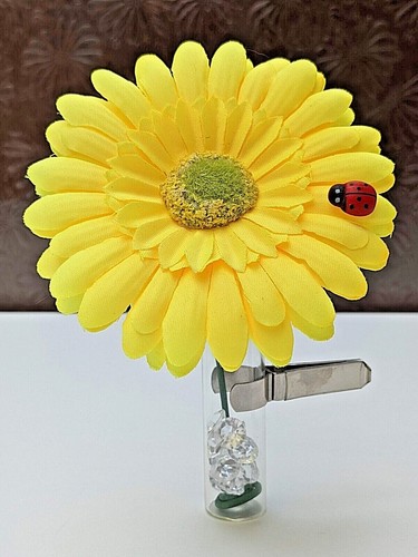 Clip glass vase holder and - on,