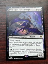 1x DEMON OF FATE'S DESIGN Commander - MTG - Magic the Gathering