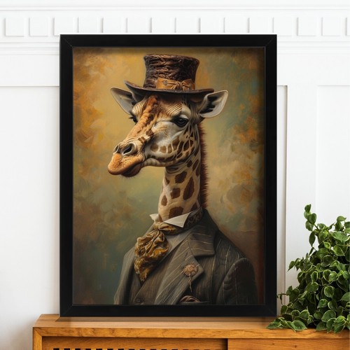 Gentleman giraffe print - gentleman,
