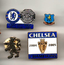 4 Vintage  Chelsea badges