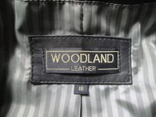 Woodland Black Leather Long