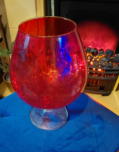 Huge vintage italian red