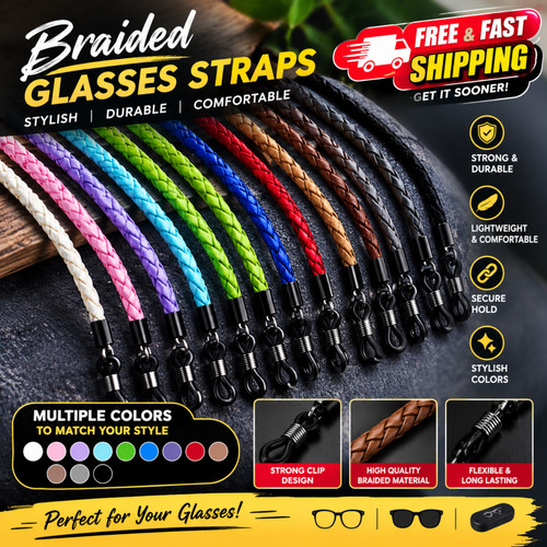 Glasses cord leather - glasses, pu
