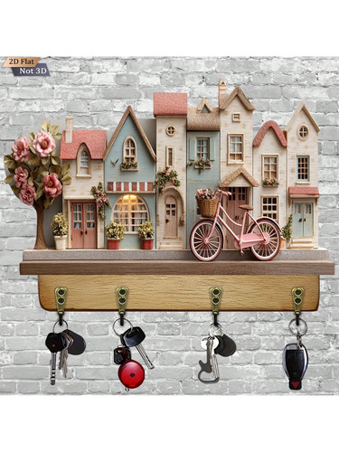 Fairy tale wooden - key, holder