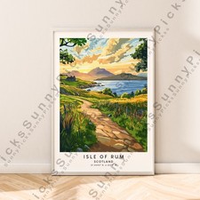 Rùm Scotland Wall Art Poster