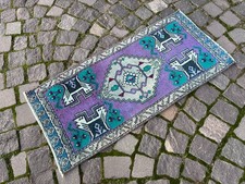 Turkish rug, Vintage small