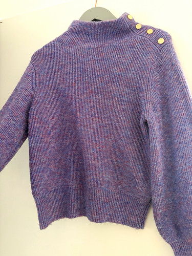 Karen millen lilac rib - lilac, rib-knit
