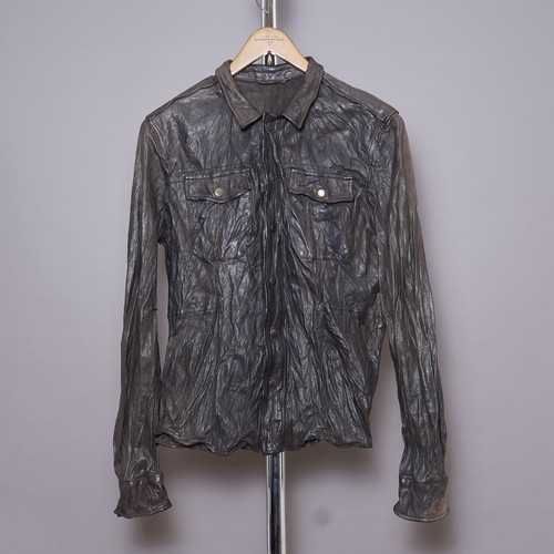 All saints leather shirt - all,