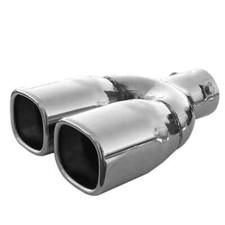 Exhaust Tip Trim Pipe Double