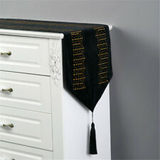 Diamante Velvet Table Runner Classic Table Doily Runner Set Selection for Home