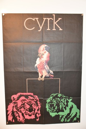 Original polish vintage circus - vintage,