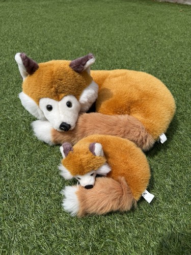 Cute vintage fox cubs - cute,