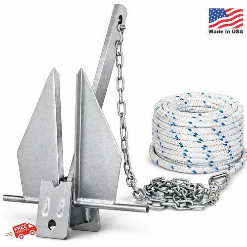 Galvanized fluke anchor - fluke,