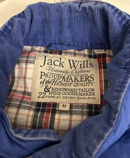 Mens Jack Wills Gilet – Size Medium – Light Blue Without Hoodie With Zip