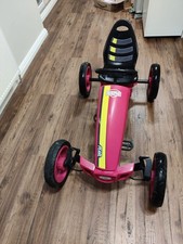 Berg Rally Pearl Red Ride-On Pedal Go-Kart for Ages 4-12