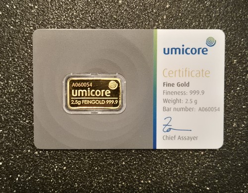Umicore 999 9 bullion - gr.,