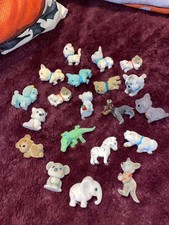 MEG Flocked Puppy Jungle In My Pocket Mini Figure Toy lot RARE Animals Vintage 