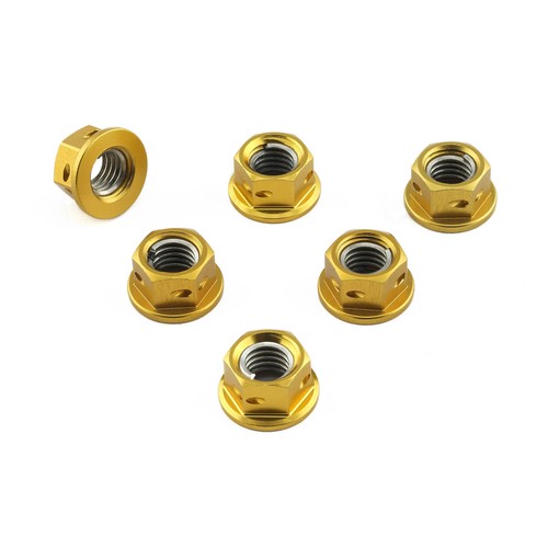 Aluminium sprocket nuts - sprocket, x6