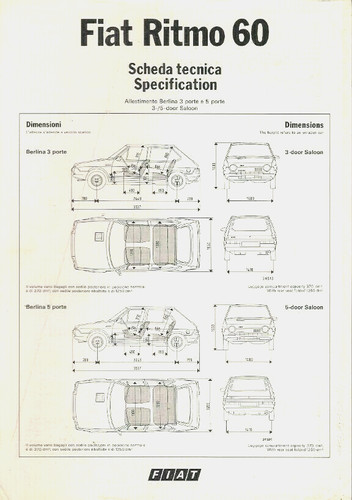 Fiat ritmo specifications - fiat,