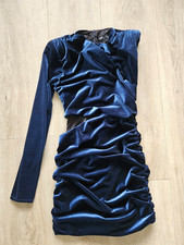 Zara blue one shoulder - blue, one-shoulder