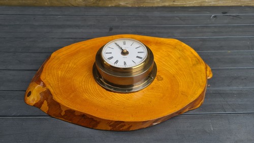 Vintage wooden slice tree - a,