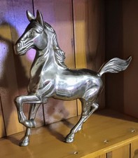 Vintage Large Brass Horse
