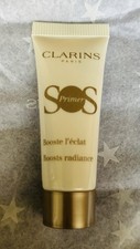Clarins SOS Face Primer White  Boosts Radiance Colour Corrector 10ml travel size