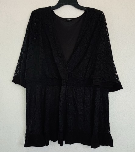 Torrid stretch lace surplice - lace,