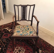 Art Nouveau Arm Chair Handmade