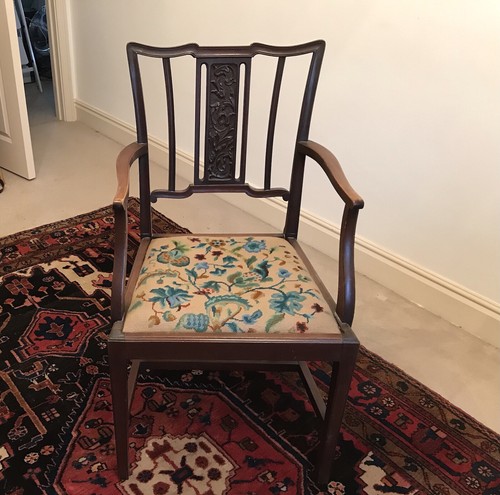 Art nouveau arm chair handmade - nouveau,