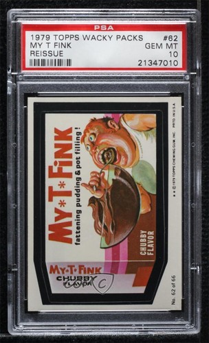 1979 wacky packages rerun - wacky,