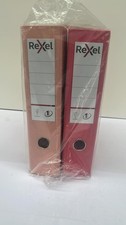 Rexel Pastel Plastic A4 Lever Arch File2,PACK,Pink&Peach,Ring Binder