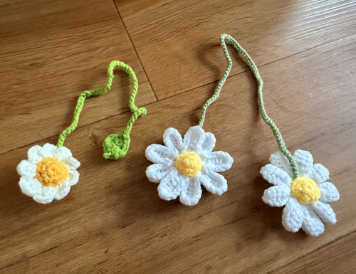 Handmade crochet daisy flower - crochet,